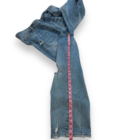 Kut From the Kloth Reese High Rise Fab AB Distressed Straight Ankle Jeans 18 - Picture 10 of 11